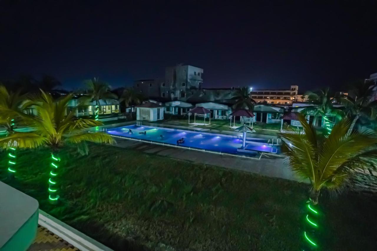 Silver Sand Eco Resort !! Beachfront !! With Biggest Pool And Huge Open Area !! Ideal For Weddings !! Couple Friendly !! Mandarmani Luaran gambar