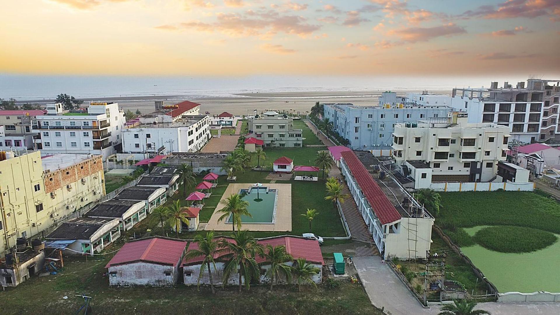 Silver Sand Eco Resort !! Beachfront !! With Biggest Pool And Huge Open Area !! Ideal For Weddings !! Couple Friendly !! Mandarmani Luaran gambar