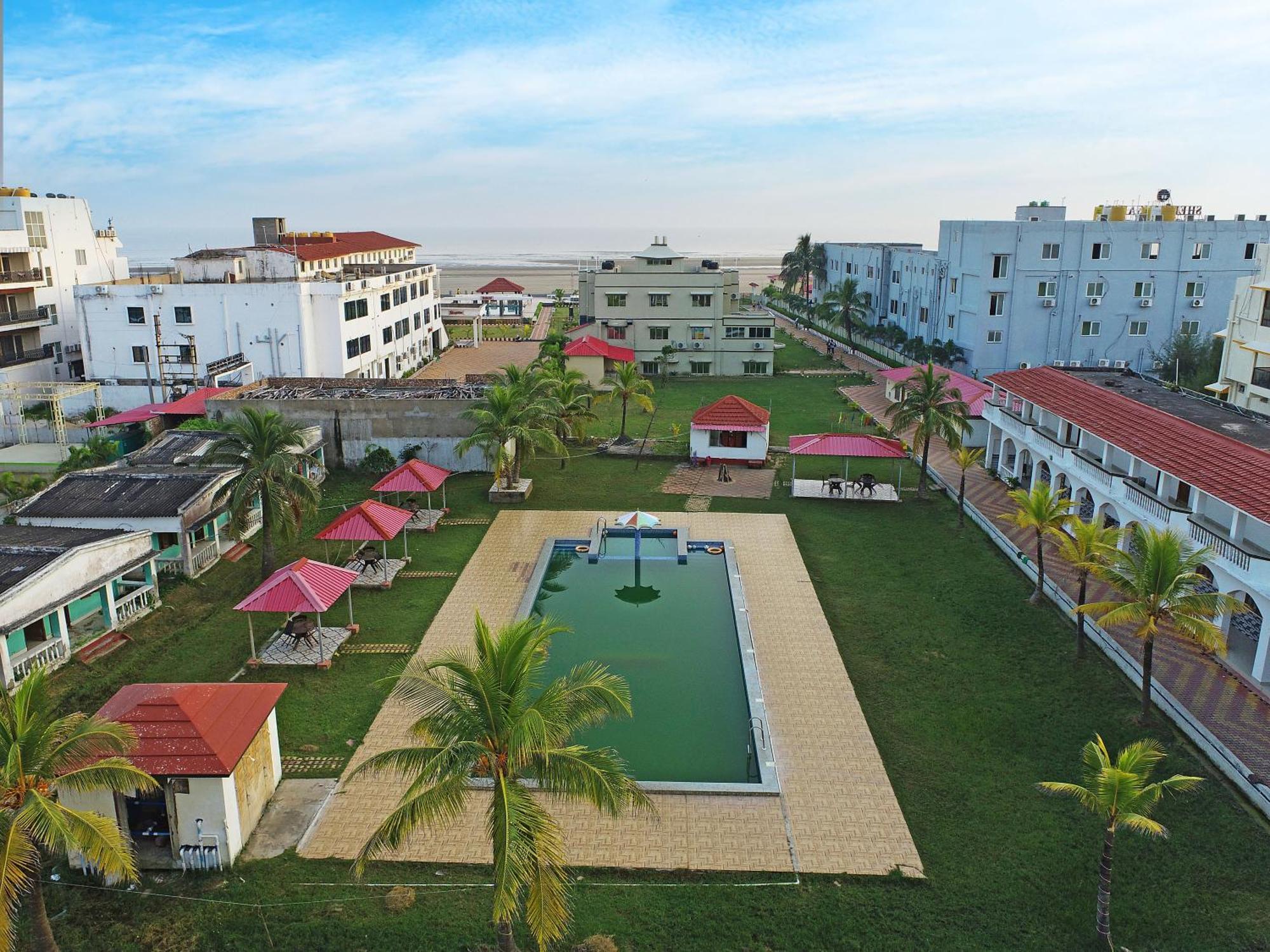 Silver Sand Eco Resort !! Beachfront !! With Biggest Pool And Huge Open Area !! Ideal For Weddings !! Couple Friendly !! Mandarmani Luaran gambar